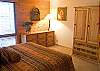 Downstairs Queen Bedroom shares Hall Bath