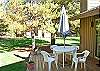 Beautiful view off the back deck.
"We had a lovely time in your comfortable condo". The Maupins, Denver CO