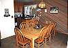 Another view of the dining room. The dining table seats 8 comfortably.