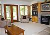 Enjoy those cool days with a nice warm fire from the gas fireplace.