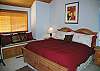 Upstairs King Master Bedroom, has wall mounted TV, master bath has a separate shower and jacuzzi tub.