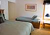 In addition to the King Master Bedroom this suite also has a Twin Bed.