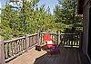 Private balcony off upstairs Master bedroom.