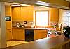 Fully equipped kitchen for all of your basic cooking needs.  Lots of space for all the cooks!