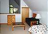 Another view of the upstairs loft bedroom