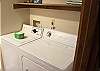 Full size washer & dryer.