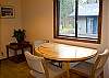 This is the dining area in the den.