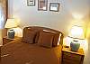 Downstairs Queen Bedroom uses hall bathroom.