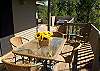 Great upstairs deck with lots of seating!
