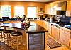 This wonderful kitchen has 2 dishwashers, very large Sub Zero refrigerator, wine refrigerator and 6 burner gas stove plus more!