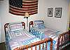 Twin Bedroom Upstairs.