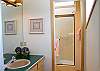 Master Bathroom in upstairs Queen Bedroom.