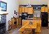 Open living area - kitchen, dining room and living room great for games/conversation.