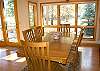 Meals will be a special time during your vacation!  This home features ample dining space with room for the entire family.