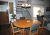 Dining area that opens to the living room.  Seats 6 with additional seating at the breakfast bar.