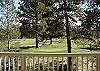 View off the Back Upstairs Deck.  Sunbathe, have a barbecue, or just watch the golfers go by from this spacious back deck.