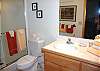 The King Master Bathroom downstairs has a shower.