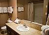 This is the upstairs hall bath by the sauna, it is used by the Twin Bedroom.