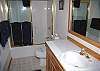 Hall bathroom that 2nd queen bedroom has access to.