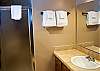 Downstairs Queen Master Bathroom with shower.