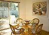 Breakfast nook off the kitchen is a great place to start your day.