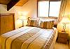 Queen Bedroom Upstairs.