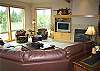 Beautiful views from this well appointed living room!