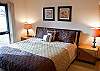 King Bedroom has a nice view of the Meadow's Golf Course.  Has a nice new Flat Screen TV.