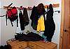 Great area for taking off ski boots and jackets.