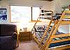 Upstairs lof provides room for the kids or another couple.