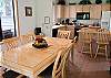 Plenty of room for the whole family to enjoy each others company.  Also has a view of the gas fireplace.