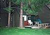 Beautiful wooded lot and view of golf course