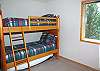 Upstairs Bunk Room with Trundle shares bath with Upstiars Queen Bedroom.