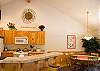 The large dining set will comfortably seat everyone in your party for mealtimes on your next fabulous Sunriver vacation!