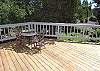 Front deck off the living room. Lots of deck space to enjoy the great  outdoors!