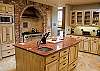 Imagine the meals you could fix in this gourmet kitchen.  It has 2 ovens, a grill, large refrigerator, etc.