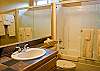 Downstairs Hall Bathroom with tub/shower.