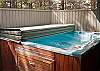 Private hot tub off the deck.