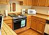 Fully stocked kitchen for your cooking pleasure.