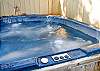 Private hot tub.