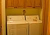 Full sized washer and dryer.