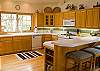 Spacious kitchen with everything needed to fix that gourmet meal!