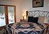 Master King Bedroom with french doors lead out to the deck.