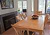 Large dining room table right off the Kitchen.