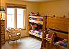 Bunk Bedroom downstairs. Great bedroom for all the kids young or old.