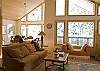 The entire family will appreciate how open and spacious this great room is.  The kids can enjoy a board game at the dining room table while the adults converse.