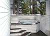 Enjoy a long soak in this hot tub!
