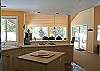 Kichen is open to dining and living spaces.