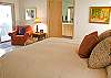 King Master Bedroom with sitting area to relax and enjoy a book or magazine!