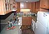 The kitchen has been updated and has a wash and dryer in the kitchen.